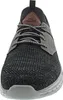A close-up front view of a black and gray Skechers men's sneaker. Produktbild-Vorschau