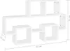 Wandregal in Autoform Weiß 82x15x51 cm Holzwerkstoff Produktbild-Vorschau 6