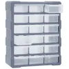 vidaXL Organizer z wieloma szufladami 18 szuflad 38x16x47 Podgląd zdjęcia produktu 1