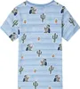 Kinder-T-Shirt Blaumischung 128 Produktbild-Vorschau 2