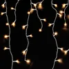 120er LED Lichtervorhang Lichterkette Eiszapfen für Innen und Außen warmweiß Produktbild-Vorschau