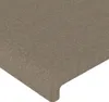 vidaXL LED Kopfteil Taupe 160x5x78/88 cm Stoff Produktbild-Vorschau 5