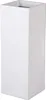 VIVANNO Pflanzkübel Zink BLOCK Säule, Weiß matt - 40x40x100 Produktbild-Vorschau 1