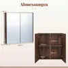 Armoire de toilette COSTWAY, armoire de salle de bain avec Voir les images du produit 3