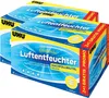 Two boxes of UHU Luftentfeuchter (air dehumidifier) refill bags are shown, with promotional text on the side. Produktbild-Vorschau