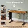 Bureau, elektrisch verstelbaar, 120x60 cm, zit-sta bureau Productafbeelding-voorbeeld 3