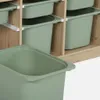 sweeek - Kinder-Aufbewahrungsmöbel mit Holzdekor und 6 Produktbild-Vorschau 3