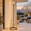 HAGO24 Beleuchteter Weihnachtsbaum Schwarz Kunststoff Produktbild-Vorschau 5