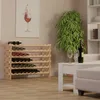 Relaxdays Weinregal, für 60 Weinflaschen, stapelbares Produktbild-Vorschau 2