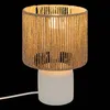 Ceramiczna lampa stołowa KOBY z plecionym kloszem, 24 cm Podgląd zdjęcia produktu 4