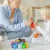 Montessori Holzspielzeug Bälle in Tassen 4 cm Produktbild-Vorschau 2