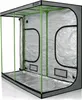 An empty grow tent with a metal frame. Produktbild-Vorschau