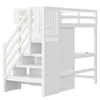 Letto a castello Flieks 90x200 cm con scrivania e armadio, Anteprima dell’immagine prodotto 10