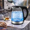 Glas Wasserkocher LED Edelstahl Teekocher 1,7L 2200W BPA Produktbild-Vorschau 14