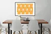 MuchoWow® MuchoWow® Gerahmtes Poster Birne - Farben - Produktbild-Vorschau 3