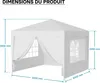 Pawilon Wiltec 3 x 3 m w kolorze białym z ochroną UV 50+, Podgląd zdjęcia produktu 10