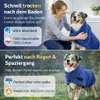 Betz Hundehandtuch Mantel aus Baumwolle mit Klettverschluss Produktbild-Vorschau 4