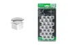 J-Tec tappi per dadi ruota 21 mm plastica cromo 20+1 pezzi Anteprima dell’immagine prodotto 1