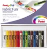 PentelArts Stoffmalkreide PTS 15er Karton Etui Produktbild-Vorschau 2