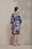 Essenza Satin Kimono Sarai Isabelle  Farbe Azur Blue Größe Produktbild-Vorschau 5