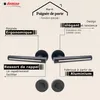 Domino Türgriff PILAR-R Drückergarnitur WC Badezimmer Set Produktbild-Vorschau 5
