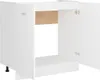 vidaXL Szafka pod umywalkę biała 80x46x81,5 cm płyta Podgląd zdjęcia produktu 4