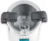 A top-down view of a kitchen appliance, likely a multi-cooker, with its lid open. Produktbild-Vorschau