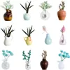 Mini-Keramikvase, Kühlschrankmagnet, für Zuhause, Büro, Produktbild-Vorschau 1