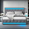 UnboxG Polsterbett 180x200 mit LED und USB-Anschluss, 4 Produktbild-Vorschau 2