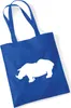 Huuraa Jutebeutel Nashorn Silhouette 10 Liter Bright Royal Produktbild-Vorschau 1