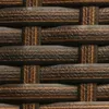Ethanol-Feuersäule Braun Poly-Rattan, 120 cm hoch, 33x33 Produktbild-Vorschau 5