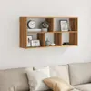 vidaXL Półka ścienna Artisan dąb 100x25x50 cm materiał Podgląd zdjęcia produktu 2