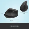 Logitech Lift Left Vertical Ergonomic Mouse - GRAPHITE Produktbild-Vorschau 46