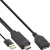 InLine HDMI ST zu DisplayPort BU Konverter Kabel, 4K, Produktbild-Vorschau 1