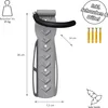 4 x WELLGRO Wand Fahrradhalter - Stahl Fahrrad Produktbild-Vorschau 3