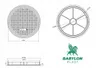 Rohrschachtabdeckung, Kanaldeckel, Schachtdeckel, DN400 Produktbild-Vorschau 9