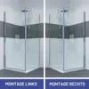 IMPTS 80 x 80 cm Duschkabine Duschabtrennung Glas Duschtür Produktbild-Vorschau 12