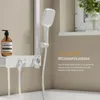 EMKE Système de douche avec thermostat divisé Blanc Hauteur Voir les images du produit 4