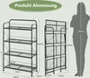 GOPLUS Pflanzenständer Metall, 4-stufiges Pflanzenregal mit Produktbild-Vorschau 5
