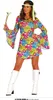 buntes kurzes Hippie Kleid für Damen Gr. M/L, Größe:L Produktbild-Vorschau 7