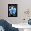 MuchoWow® MuchoWow® Gerahmtes Poster Blumen - Blau - Produktbild-Vorschau 5