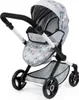 Kombi-Puppenwagen Xeo grau Sterne Produktbild-Vorschau 4