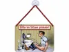 Kulthänger Blechschild, Bitte im sitzen pinkeln, KH 049 Produktbild-Vorschau 2