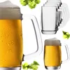 PLATINUX Bierseidel mit Henkel aus Glas Set 6-Teilig 300ml Produktbild-Vorschau 1