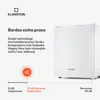 Mini lodówka Klarstein, 23 l, mała, cicha lodówka biurowa, Podgląd zdjęcia produktu 6