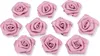 Satinrosen 3cm zum Basteln & Aufnähen 10 Stück Altrosa Produktbild-Vorschau