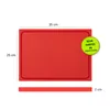 Muvell Schneidebrett Kunststoff HDPE500 | rot 35x25x2 cm | Produktbild-Vorschau 4