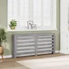 vidaXL Rivestimento per radiatori Grigio Sonoma 175x20x82 Anteprima dell’immagine prodotto 2