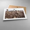 Gerahmtes Poster - Weißer Rahmen - Boho Ähren Gras - 70x50 Produktbild-Vorschau 3