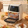 2 Stück Heißluftfritteuse Zubehör, Air Friteuse Grill Produktbild-Vorschau 3